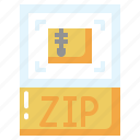 zip, file, document, format, compressed