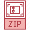 zip, file, document, format, compressed