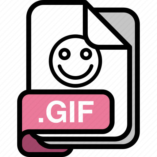 Gif, file, format, document, document formats, file type isolated, clip art icon - Download on Iconfinder