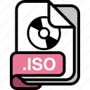 iso, file, format, document, document formats, file type isolated, clip art