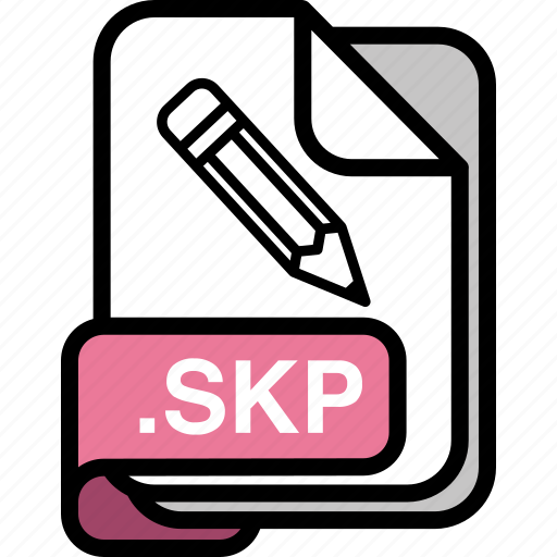 Skp, file, format, document, document formats, file type isolated, clip art icon - Download on Iconfinder