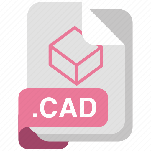 Cad, file, format, document, document formats, file type isolated, clip art icon - Download on Iconfinder