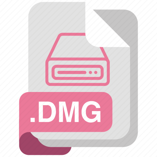 Dmg, file, format, document, document formats, file type isolated, clip art icon - Download on Iconfinder