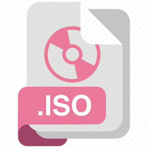 Iso, file, format, document, document formats, file type isolated, clip art icon - Download on Iconfinder