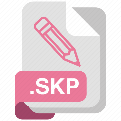 Skp, file, format, document, document formats, file type isolated, clip art icon - Download on Iconfinder