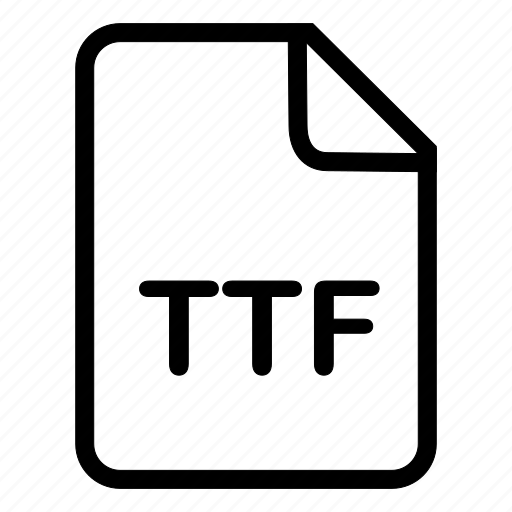 Document, file, ttf icon - Download on Iconfinder