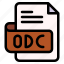 odc, file, type, format, extension, document 