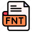 fnt, file, type, format, extension, document 