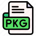 pkg, file, type, format, extension, document