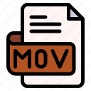 mov, file, type, format, extension, document