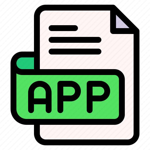 App, file, type, format, extension, document icon - Download on Iconfinder