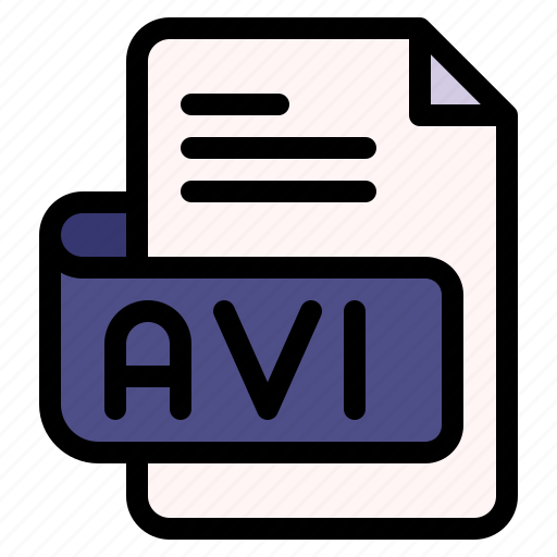Avi, file, type, format, extension, document icon - Download on Iconfinder