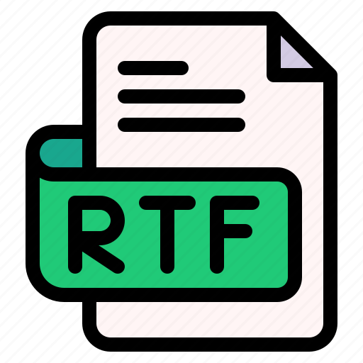 Rtf, file, type, format, extension, document icon - Download on Iconfinder