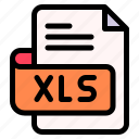 xls, file, type, format, extension, document