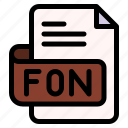 fon, file, type, format, extension, document