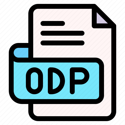 Odp, file, type, format, extension, document icon - Download on Iconfinder