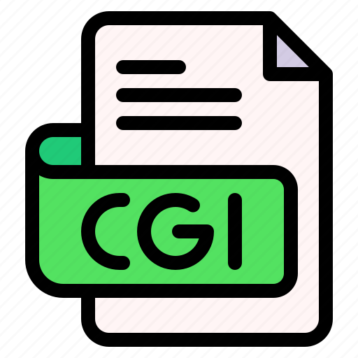 Cgi, file, type, format, extension, document icon - Download on Iconfinder