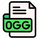 ogg, file, type, format, extension, document