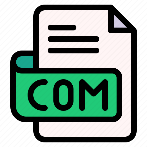 Com, file, type, format, extension, document icon - Download on Iconfinder