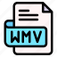 wmv, file, type, format, extension, document 