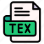 tex, file, type, format, extension, document 