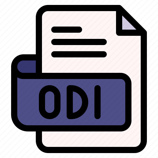 Odi, file, type, format, extension, document icon - Download on Iconfinder