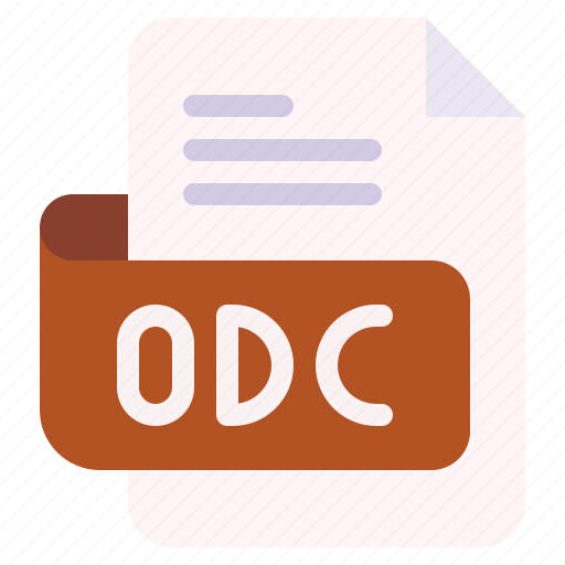 Odc, file, type, format, extension, document icon - Download on Iconfinder