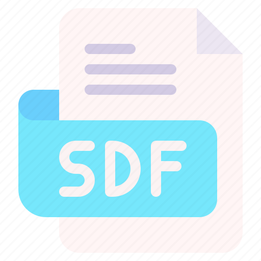 Sdf, file, type, format, extension, document icon - Download on Iconfinder