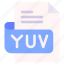 yuv, file, type, format, extension, document 