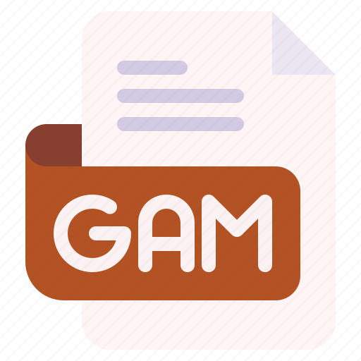 Gam, file, type, format, extension, document icon - Download on Iconfinder