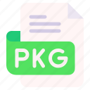 pkg, file, type, format, extension, document