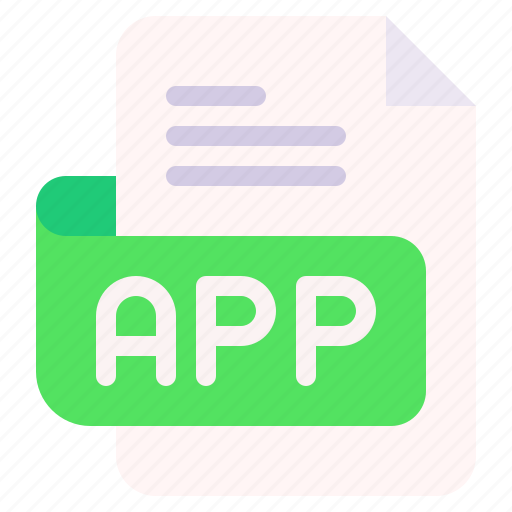 App, file, type, format, extension, document icon - Download on Iconfinder