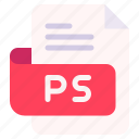ps, file, type, format, extension, document