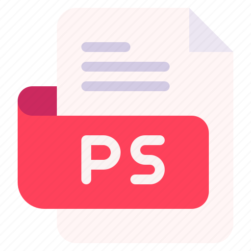 Ps, file, type, format, extension, document icon - Download on Iconfinder