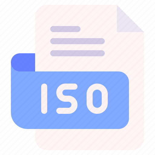 Iso, file, type, format, extension, document icon - Download on Iconfinder