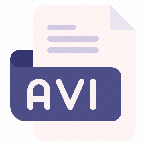 Avi, file, type, format, extension, document icon - Download on Iconfinder