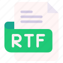 rtf, file, type, format, extension, document