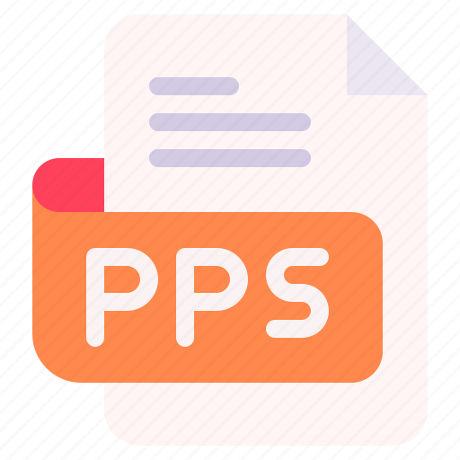 Pps, file, type, format, extension, document icon - Download on Iconfinder