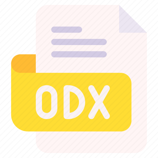 Odx, file, type, format, extension, document icon - Download on Iconfinder