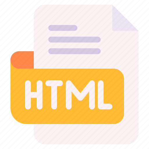 Html, file, type, format, extension, document icon - Download on Iconfinder