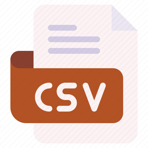 Csv, file, type, format, extension, document icon - Download on Iconfinder