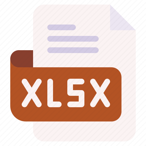 Xlsx, file, type, format, extension, document icon - Download on Iconfinder