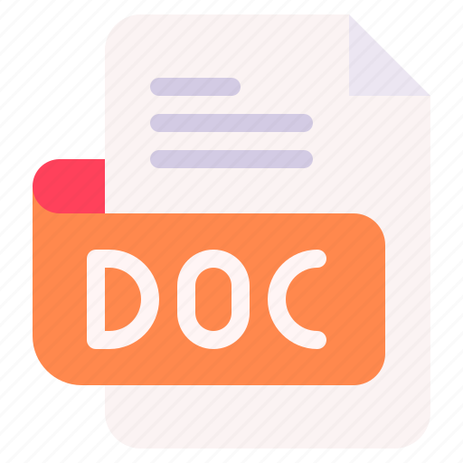 Doc, file, type, format, extension, document icon - Download on Iconfinder