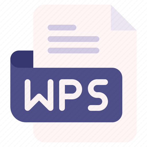 Wps, file, type, format, extension, document icon - Download on Iconfinder