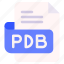 pdb, file, type, format, extension, document 
