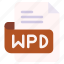 wpd, file, type, format, extension, document 