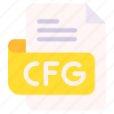 cfg, file, type, format, extension, document