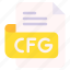 cfg, file, type, format, extension, document 