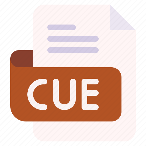 Cue, file, type, format, extension, document icon - Download on Iconfinder