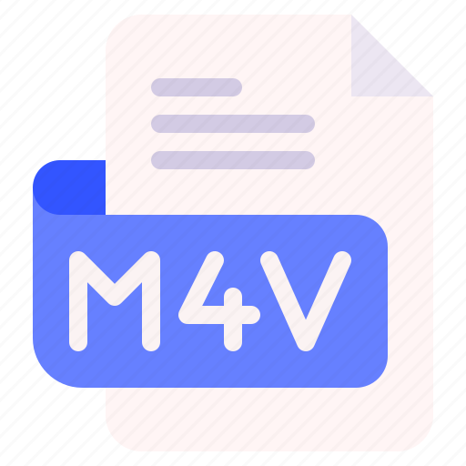 M4v, file, type, format, extension, document icon - Download on Iconfinder